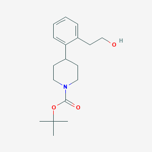 B2776033 tert-Butyl 4-(2-(2-hydroxyethyl)phenyl)piperidine-1-carboxylate CAS No. 170837-78-2