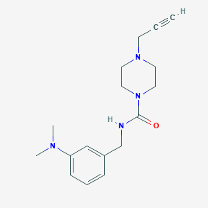N-{[3-(dimethylamino)phenyl]methyl}-4-(prop-2-yn-1-yl)piperazine-1-carboxamide