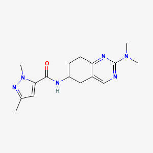 N-[2-(dimethylamino)-5,6,7,8-tetrahydroquinazolin-6-yl]-1,3-dimethyl-1H-pyrazole-5-carboxamide