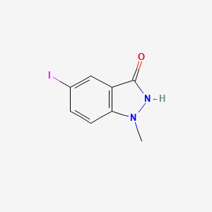 molecular formula C8H7IN2O B2776074 5-Iodo-1-methyl-1H-indazol-3-ol CAS No. 1226985-35-8