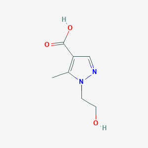 1-(2-hydroxyethyl)-5-methyl-1H-pyrazole-4-carboxylic acid