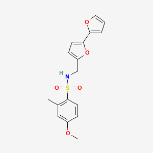 N-([2,2'-bifuran]-5-ylmethyl)-4-methoxy-2-methylbenzenesulfonamide