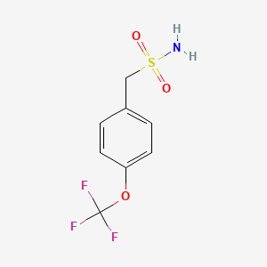 molecular formula C8H8F3NO3S B2776112 [4-(三氟甲氧基)苯基]甲磺酰胺 CAS No. 1250371-16-4