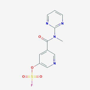 2-[(5-Fluorosulfonyloxypyridine-3-carbonyl)-methylamino]pyrimidine