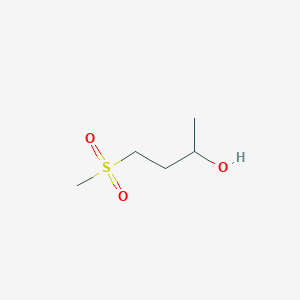 molecular formula C5H12O3S B2776189 4-Methanesulfonylbutan-2-ol CAS No. 120695-72-9