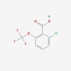 molecular formula C8H4ClF3O3 B2776231 2-氯-6-(三氟甲氧基)苯甲酸 CAS No. 1261617-84-8