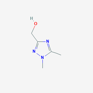 molecular formula C5H9N3O B2776271 (1,5-Dimethyl-1,2,4-triazol-3-yl)methanol CAS No. 1034197-36-8