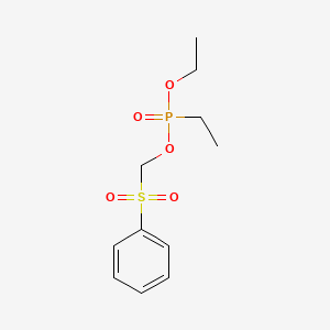 molecular formula C11H17O5PS B2776285 Diethyl ((phenylsulfonyl)methyl)phosphonate CAS No. 56069-39-7