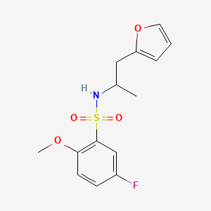 5-fluoro-N-(1-(furan-2-yl)propan-2-yl)-2-methoxybenzenesulfonamide