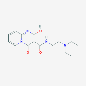 molecular formula C15H20N4O3 B2776298 N-(2-(diethylamino)ethyl)-2-hydroxy-4-oxo-4H-pyrido[1,2-a]pyrimidine-3-carboxamide CAS No. 886900-88-5