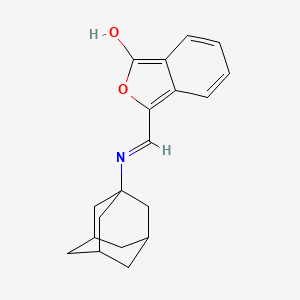 molecular formula C19H21NO2 B2776300 3-[(1-adamantylamino)methylene]-2-benzofuran-1(3H)-one CAS No. 478065-92-8