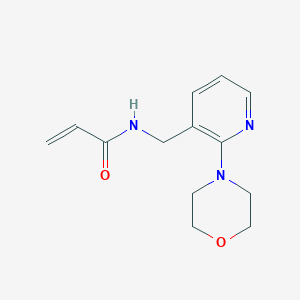 N-[(2-Morpholin-4-ylpyridin-3-yl)methyl]prop-2-enamide