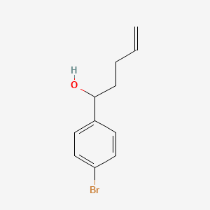 1-(4-Bromophenyl)pent-4-en-1-ol