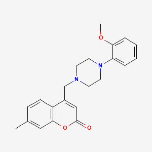 4-{[4-(2-methoxyphenyl)piperazin-1-yl]methyl}-7-methyl-2H-chromen-2-one