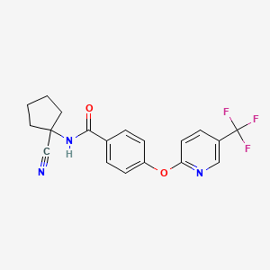 N-(1-cyanocyclopentyl)-4-{[5-(trifluoromethyl)pyridin-2-yl]oxy}benzamide