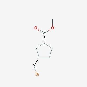 methyl (1R,3S)-3-(bromomethyl)cyclopentane-1-carboxylate