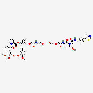 molecular formula C68H90N6O17S B2776399 PROTAC FKBP Degrader-3 CAS No. 2079056-43-0