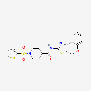 N-(4H-chromeno[4,3-d]thiazol-2-yl)-1-(thiophen-2-ylsulfonyl)piperidine-4-carboxamide