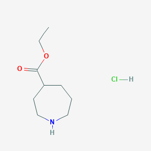 molecular formula C9H18ClNO2 B2776424 Ethyl azepane-4-carboxylate hydrochloride CAS No. 1623063-36-4