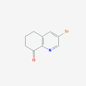 molecular formula C9H8BrNO B2776426 3-溴-6,7-二氢喹啉-8(5H)-酮 CAS No. 904929-24-4