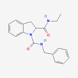 molecular formula C19H21N3O2 B2776428 N1-苄基-N2-乙基吲哚-1,2-二甲酰胺 CAS No. 1103518-48-4