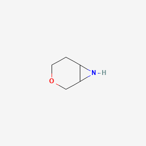 molecular formula C5H9NO B2776449 3-Oxa-7-azabicyclo[4.1.0]heptane CAS No. 333-10-8