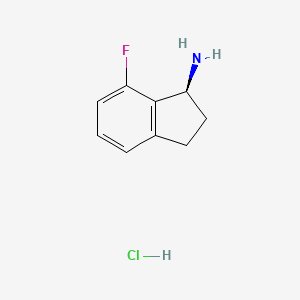 (S)-7-Fluoro-2,3-dihydro-1H-inden-1-amine hydrochloride