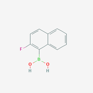 molecular formula C10H8BFO2 B2776477 2-氟基萘-1-硼酸 CAS No. 1644273-88-0