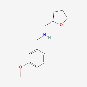 molecular formula C13H19NO2 B2776483 (3-甲氧基苯甲基)-(四氢呋喃-2-基甲基)-胺 CAS No. 510723-82-7