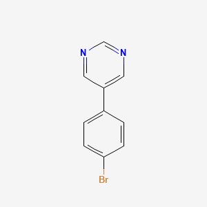 molecular formula C10H7BrN2 B2776488 5-(4-Bromophenyl)pyrimidine CAS No. 160377-42-4