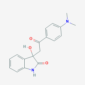 3-[2-(4-Dimethylamino-phenyl)-2-oxo-ethyl]-3-hydroxy-1,3-dihydro-indol-2-one