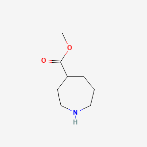 molecular formula C8H15NO2 B2776535 Methyl azepane-4-carboxylate CAS No. 1211596-98-3; 509-84-2