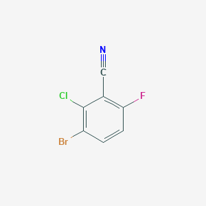 3-Bromo-2-chloro-6-fluorobenzonitrile