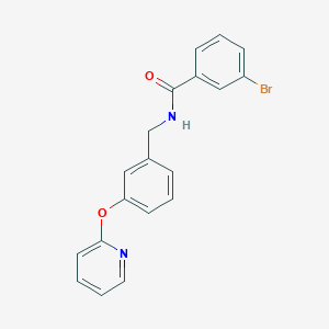 3-bromo-N-(3-(pyridin-2-yloxy)benzyl)benzamide
