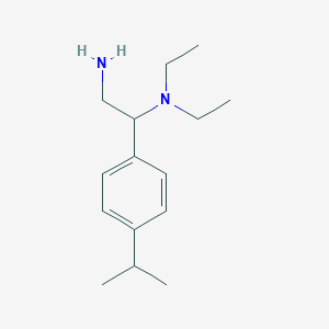 molecular formula C15H26N2 B2776564 {2-氨基-1-[4-(甲基乙基)苯基]乙基}二乙胺 CAS No. 927974-83-2
