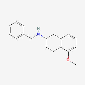 molecular formula C18H21NO B2776565 (2S)-N-苄基-5-甲氧基-1,2,3,4-四氢萘-2-胺 CAS No. 58349-23-8