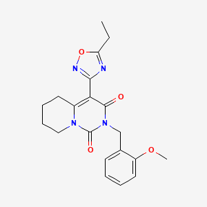 4-(5-ethyl-1,2,4-oxadiazol-3-yl)-2-(2-methoxybenzyl)-5,6,7,8-tetrahydro-1H-pyrido[1,2-c]pyrimidine-1,3(2H)-dione