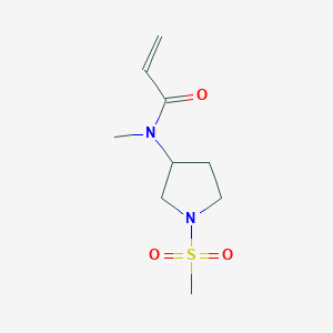 N-Methyl-N-(1-methylsulfonylpyrrolidin-3-yl)prop-2-enamide