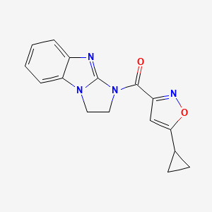 (5-cyclopropylisoxazol-3-yl)(2,3-dihydro-1H-benzo[d]imidazo[1,2-a]imidazol-1-yl)methanone