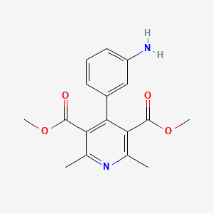 Dimethyl 4-(3-aminophenyl)-2,6-dimethylpyridine-3,5-dicarboxylate