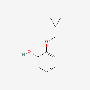 molecular formula C10H12O2 B2776677 2-(Cyclopropylmethoxy)phenol CAS No. 25947-69-7