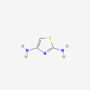 molecular formula C3H5N3S B2776682 Thiazole-2,4-diamine CAS No. 67355-26-4