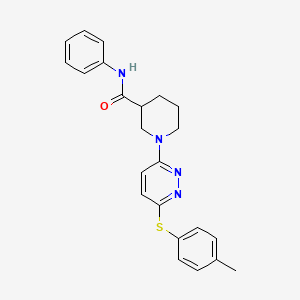 N-phenyl-1-(6-(p-tolylthio)pyridazin-3-yl)piperidine-3-carboxamide