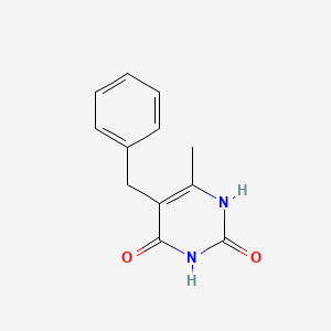 molecular formula C12H12N2O2 B2776736 5-苄基-6-甲基嘧啶-2,4(1H,3H)-二酮 CAS No. 428444-70-6