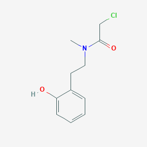 2-Chloro-N-[2-(2-hydroxyphenyl)ethyl]-N-methylacetamide