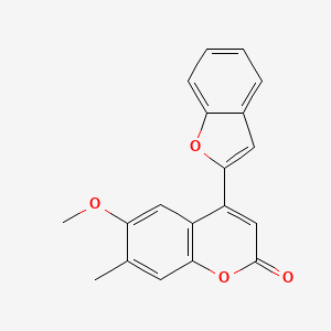 4-(1-benzofuran-2-yl)-6-methoxy-7-methyl-2H-chromen-2-one