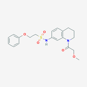 N-(1-(2-methoxyacetyl)-1,2,3,4-tetrahydroquinolin-7-yl)-2-phenoxyethanesulfonamide