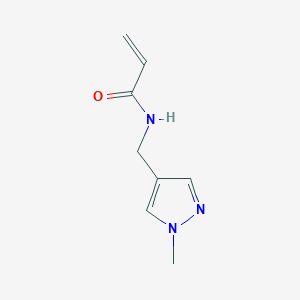 N-[(1-methylpyrazol-4-yl)methyl]prop-2-enamide
