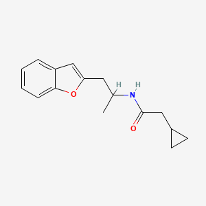 N-(1-(benzofuran-2-yl)propan-2-yl)-2-cyclopropylacetamide