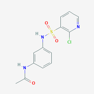 N-[3-(2-chloropyridine-3-sulfonamido)phenyl]acetamide